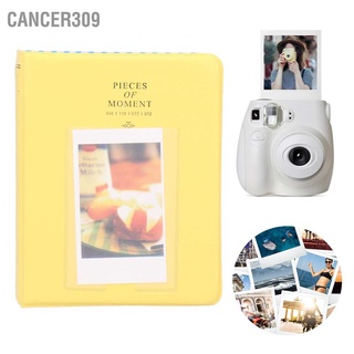 Cancer309 อัลบั้มรูปภาพ Pvc ขนาดเล็ก 64 ช่อง 3 นิ้ว สําหรับ Fujifilm Instax Mini 9