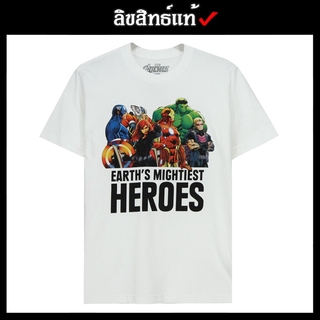 ✅ ลิขสิทธิ์แท้ ✅ เสื้อยืด เสื้อมาเวล เสื้อสีขาว ลาย Avengers เสื้อยืดลายการ์ตูน เสื้อฮีโร่ มาเวล Marvel รุ่น 720