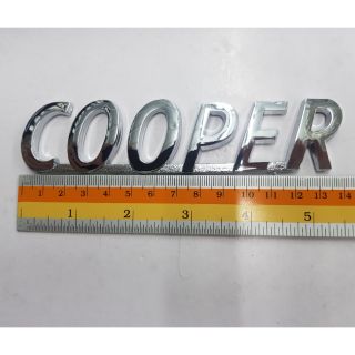 Logo Cooper งานพลาสติก 14 × 3.5 cm