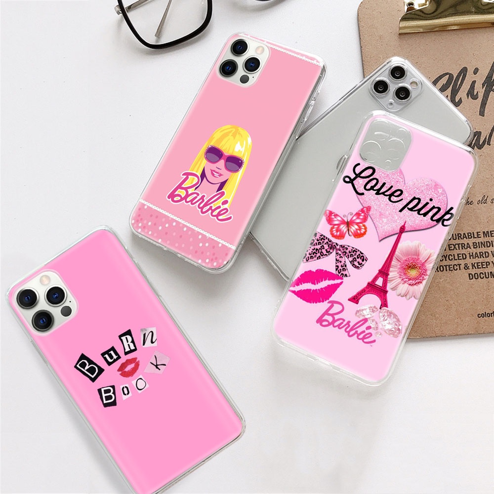 เคสใสแบบนุ่มเข้ากันได้สําหรับ Motorola Moto G9 Power Z2 Play G6 Plus Cover DV-23 ตุ๊กตาบาร์บี้