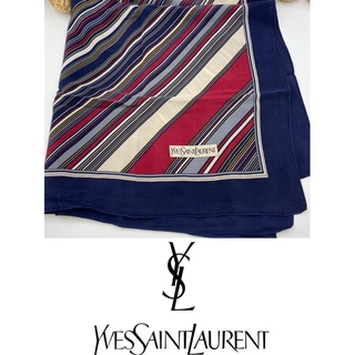 ผ้าพันคอแบรนด์เนมมือสองแท้YSL