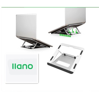 llano พับเก็บได้ แท่นวางโน๊ตบุ๊ค laptop standที่วางโน๊ตบุ๊ค พับเก็บได้ อลูมิเนียมอัลลอยด์ ขาตั้งแล็ปท็อป