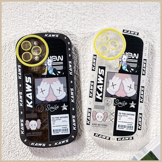 FOR XIAOMI 11LITE 12LITE REDMI 12C 10C 10 NOTE12 NOTE11 NOTE10 NOTE9 NOTE 8 NOTE7 S 9 8 7 10A 9C 9A 9T K40 POCO M5 M5S F3 X3 M3 PRO KAWS Oval Soft Case