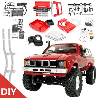 WPL C24 2.4G DIY RC Car KIT Remote Control Car RC Crawler Off-road Car Buggy Moving Machine RC Car 4WD Kids Toys Sales promotion