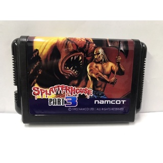 ตลับ MD ( mega drive  ) Splatter  House Part3 (ตลับ ic หนักๆ) พร้อมสูตรเล่นสนุก Mega Drive