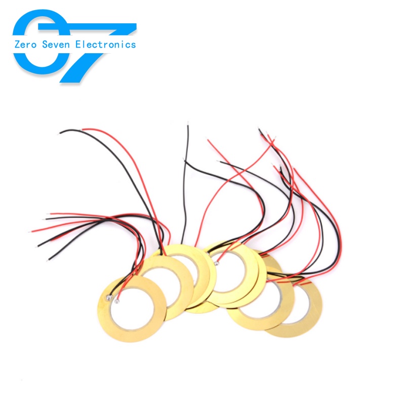 10 ชิ้น Piezo Transducer 12 มิลลิเมตร 15 มิลลิเมตร 20 มิลลิเมตร 27 มิลลิเมตร 35 มิลลิเมตร 50 มิลลิเมตร Buzzer Sensor