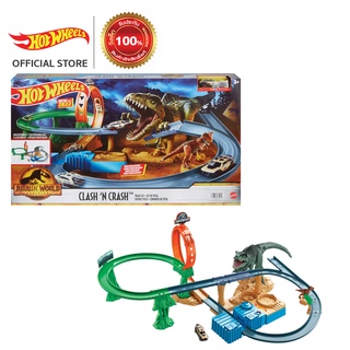 Hot Wheels Jurassic World Clash N Crash Track Set-ฮอตวีล ชุดรางจำลอง จูราสสิคเวิลด์ ภาคทวงคืนอาณาจักร (HJC53)