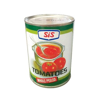 🔥The Best!! ตราซีส มะเขือเทศปอกผิว 2800 กรัม Sis Whole Peeled Tomato 2800 g