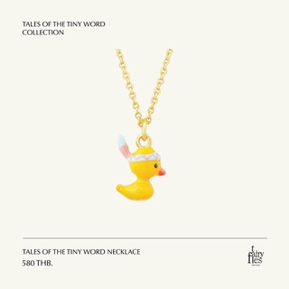 FAIRY TALES - Tales of the tiny word Necklace สร้อยคอจี้รูปเป็ดน้อย