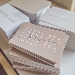 แหล่งขายและราคาThank you card-03 : การ์ดขอบคุณ สไตล์มินิมอลอาจถูกใจคุณ