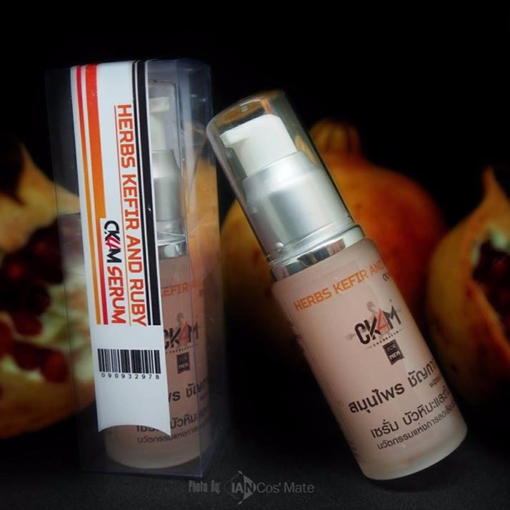 CK4M Herbs Serum เซรั่มบัวหิมะทับทิม ลดรอยแผลเป็น หลุมสิว รอยดำแดง กระชับรูขุมขน