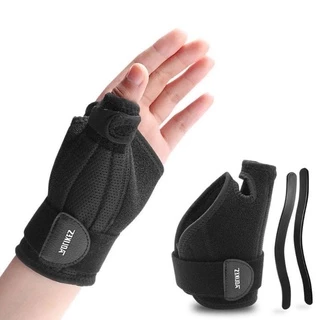 อุปกรณ์ดามโคนนิ้วโป้ง ข้อมือ แกนพลาสติกแข็ง2แผ่น AOLIKESแท้ Thumb guard Bracers Wrist joint pain sprain rehabilitation