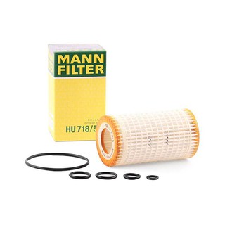 กรองน้ำมันเครื่อง Benz  A112 A272 OX153/7D ยี่ห้อ Mahle หรือ HU718/5X ยี่ห้อ Mann filter