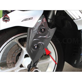 Aerox Dip film carbon and chrome Front Fork Cover for Yamaha Aerox By Musashi