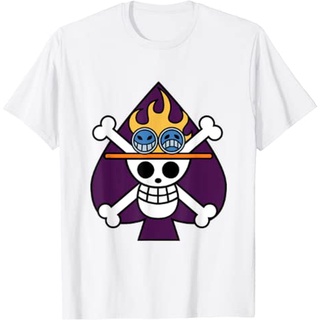 เสื้อยืดผ้าฝ้ายพรีเมี่ยม เสื้อยืด ลาย One Piece Portgas D.  เสื้อยืด พิมพ์ลาย Ace