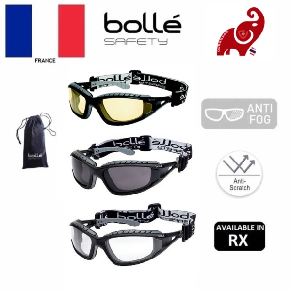 BOLLE Tracker 2 Safety Glasses Anti-Scratch/Anti-Fog Len