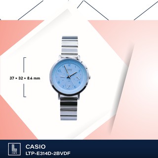 นาฬิกาข้อมือ casio รุ่น LTP-E314D-2BVDF