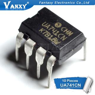 10PCS UA741CN DIP8 UA741 DIP UA741CP new and original IC