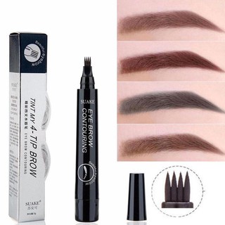 พร้อมส่ง!!! suake eye brow contouring ปากกาเขียนคิ้ว ในรูปหัวแปรงเมจิก 4 แฉก