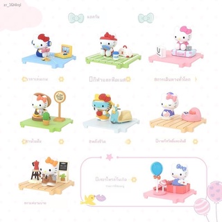 (สปอตสินค้า)┇HelloKitty Happy Moment Series กล่องตาบอด Kitty Kitty น่ารักน่ารัก Micro Box ของขวัญเด็กผู้หญิงน่ารัก