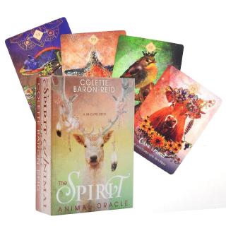 Spirit Animal Oracle Tarot การ์ดเกมภาษาอังกฤษของเล่นสําหรับเด็ก