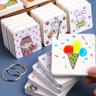 80 Sheets Cute Mini Coil Notepad Portable Loose-Leaf Word Book