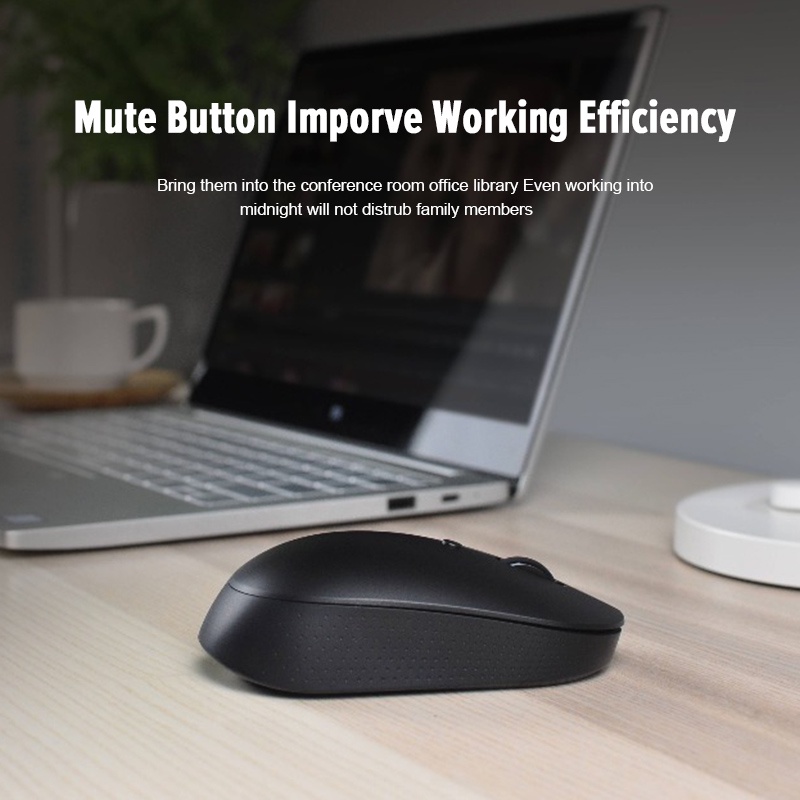 Xiaomi เม้าส์ไร้สาย Dual Mode Wireless Mouse Silent Edition ลดเสียงรบกวน #7