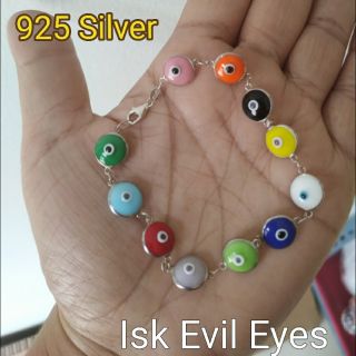 Evil Eye สร้อยข้อมือเงินแท้