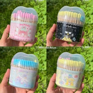 สำลีก้าน  Cotton Bud สำลีปั่นหูด้ามไม้ สำลีไม้ สำลีก้าน สำลีเช็ดเครื่องสำอาง Cotton Buds คัตตั้นบัดส์