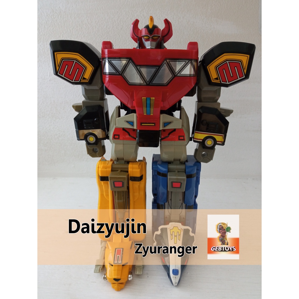 dx daizyujin หุ่นยนต์ขบวนการจูเรนเจอร์ หุ่นไดจูจิน งานเก่าวินเทจ bandai 1992