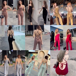 Jumpsuit sexy โชว์หลัง