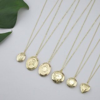 สร้อยคอ Locket  #Gold locket necklace #ล็อกเก็ตหัวใจ  #jewelry #locket #panyolpak