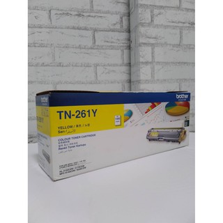 Brother TN-261Yสีเหลือง - หมึกแท้ รับประกันศูนย์