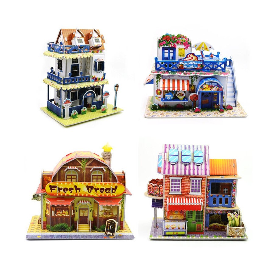 โมเดล 3D Puzzle รหัส LX โมเดลกระดาษโฟม 3 มิติของเล่นเด็ก ของเล่นเสริมทักษะการเรียนรู้