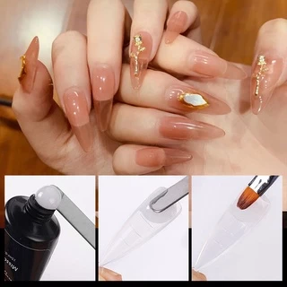 Nail Art Nail Mold Crystal Extension Paperless Retaining Rapid Phototherapy Extension Nail Tablets 60/100 เม็ด Pack
