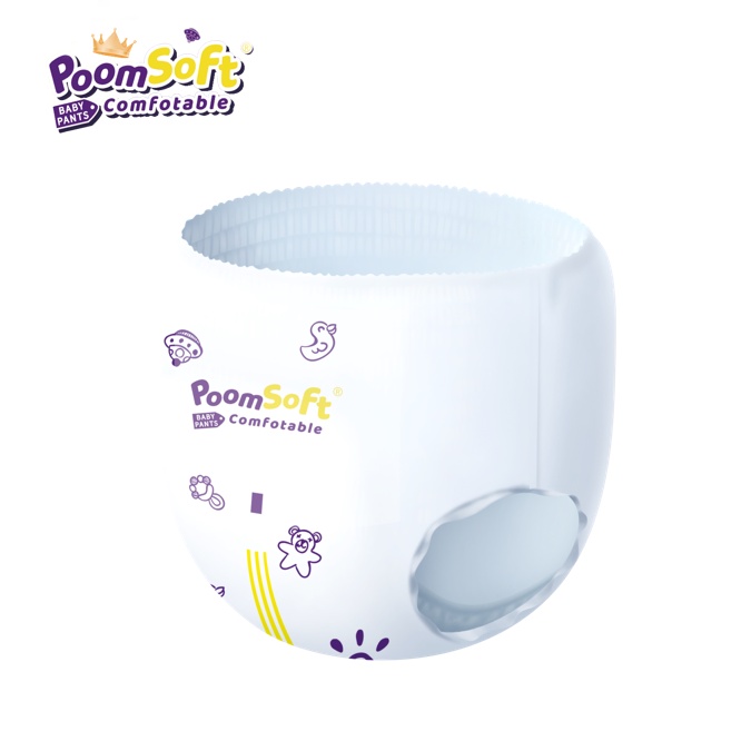 【5 แพ็ค】Poomsoft แพมเพิส เดย์ไนท์แพ้นส์ Baby Pants แพมเพิส เด็ก M-4XL ผ้าอ้อมแบบกางเกง กางเกงผ้าอ้อม - รูปที่ 2