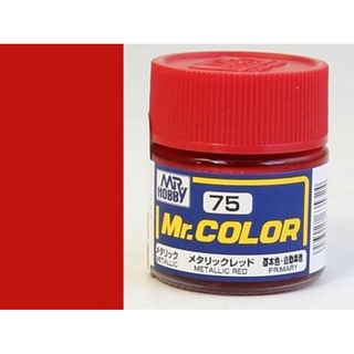 สีสูตรทินเนอร์ Mr.Color C75 METALLIC RED