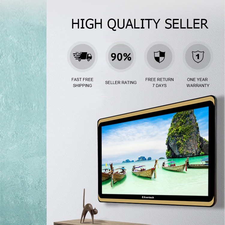 Evertech tv 24 นิ้ว led ทีวีแอลอีดี พร้อมกระจก วูฟเฟอร์ โทรทัศน์ จอ ...