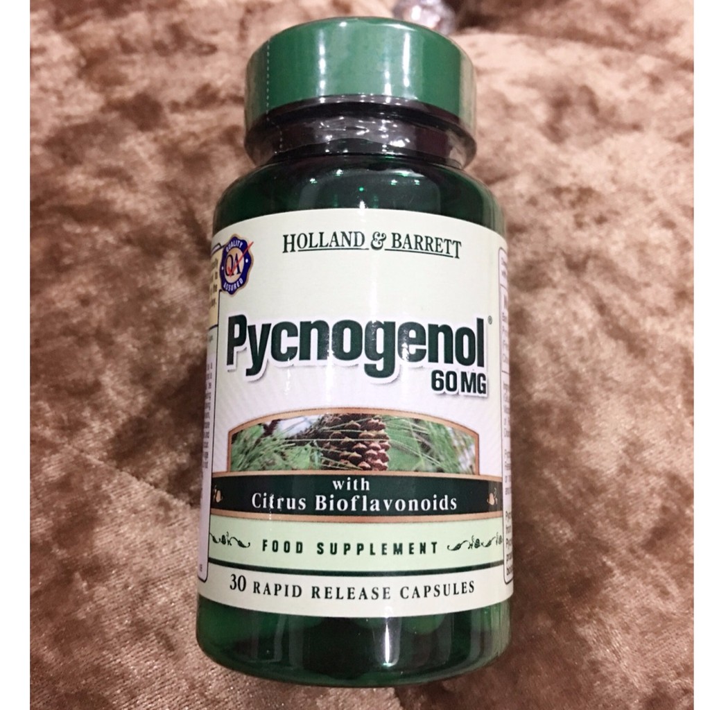 Pycnogenol 60mg ยี่ห้อ Holland &Barrett (30 capsules)