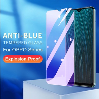 กระจกนิรภัย ป้องกันหน้าจอ ป้องกันแสงสีฟ้า สําหรับ OPPO A9 F5 F7 F9 F11 Pro A53 A93 A15 A15s a3S A5 AX5 A5S AX5s A12 A7 A12e A83 A92 A52 A54 A74 A5 A9 2020 A31 A33 A53 A32 A53s Reno 2 3 4 4F 5 4G 5G