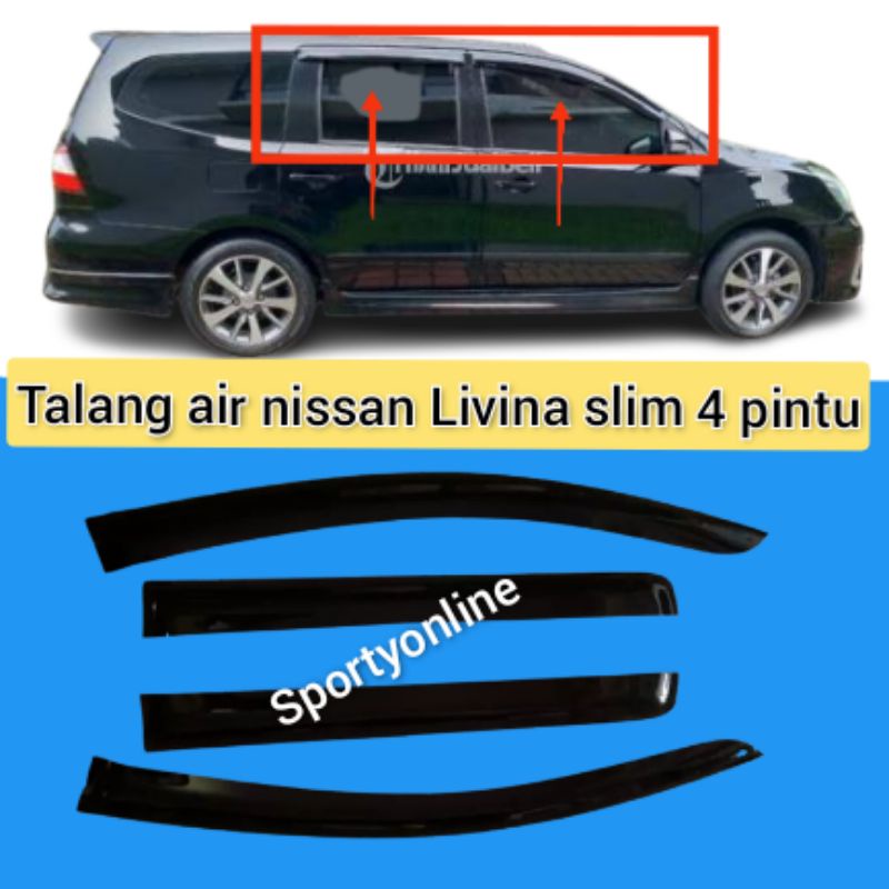 รางน้ํา 4 ประตู Grand Livina slim