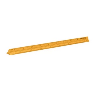 Penco Drafting Scale Yellow / ไม้สเกล ขนาดมินิ สีเหลืองทอง แบรนด์ Penco จากประเทศญี่ปุ่น (HFK037-YE)