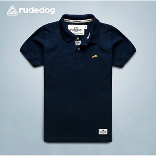 rudedog เสื้อโปโล ชาย หญิง   รุ่น แชมเปี้ยน สีกรม