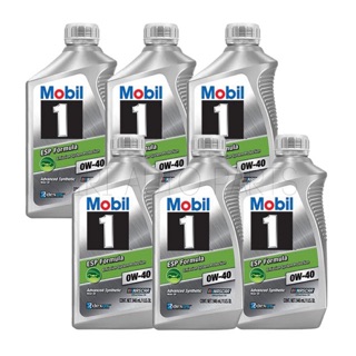 Mobil1 ESP Formula 0W-40 จำนวน 6 US.Qt