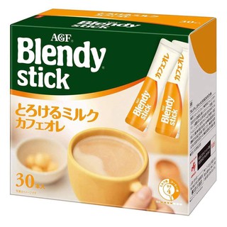 (Pre Order)AGF Blendy Stick Melting Milk Cafe Ole 30sticks.กาแฟสำเร็จรูป