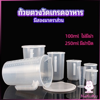 NKK ถ้วยตวง เหยือกตวมร้านชานม A  Measuring cup with lid