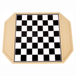 Plastic Chess Board กระดานหมากรุก หมากฮอส พลาสติก อย่างหนา 32.5x46cm