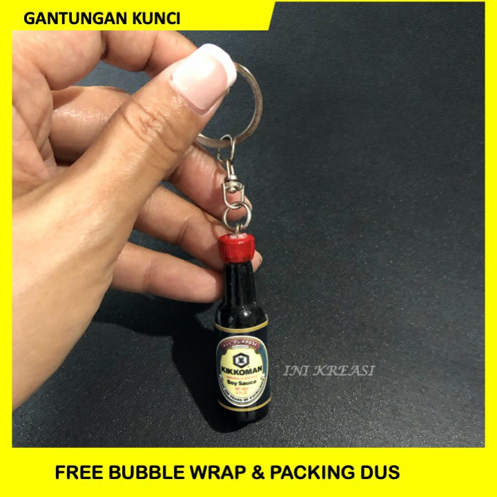 พวงกุญแจ GUNDAN - KIKOMAN KECAP MINIATURE CHAINS