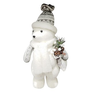 Other home accessories DECORATE BEARY SNOW DOLL 20X39 WH HLS Home decoration Home &amp; Furniture อุปกรณ์ตกแต่งบ้านอื่นๆ ของ