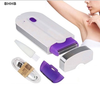 Bhhb ชุดเลเซอร์กําจัดขนขา ใบหน้า และขา แบบชาร์จ USB สําหรับผู้หญิง